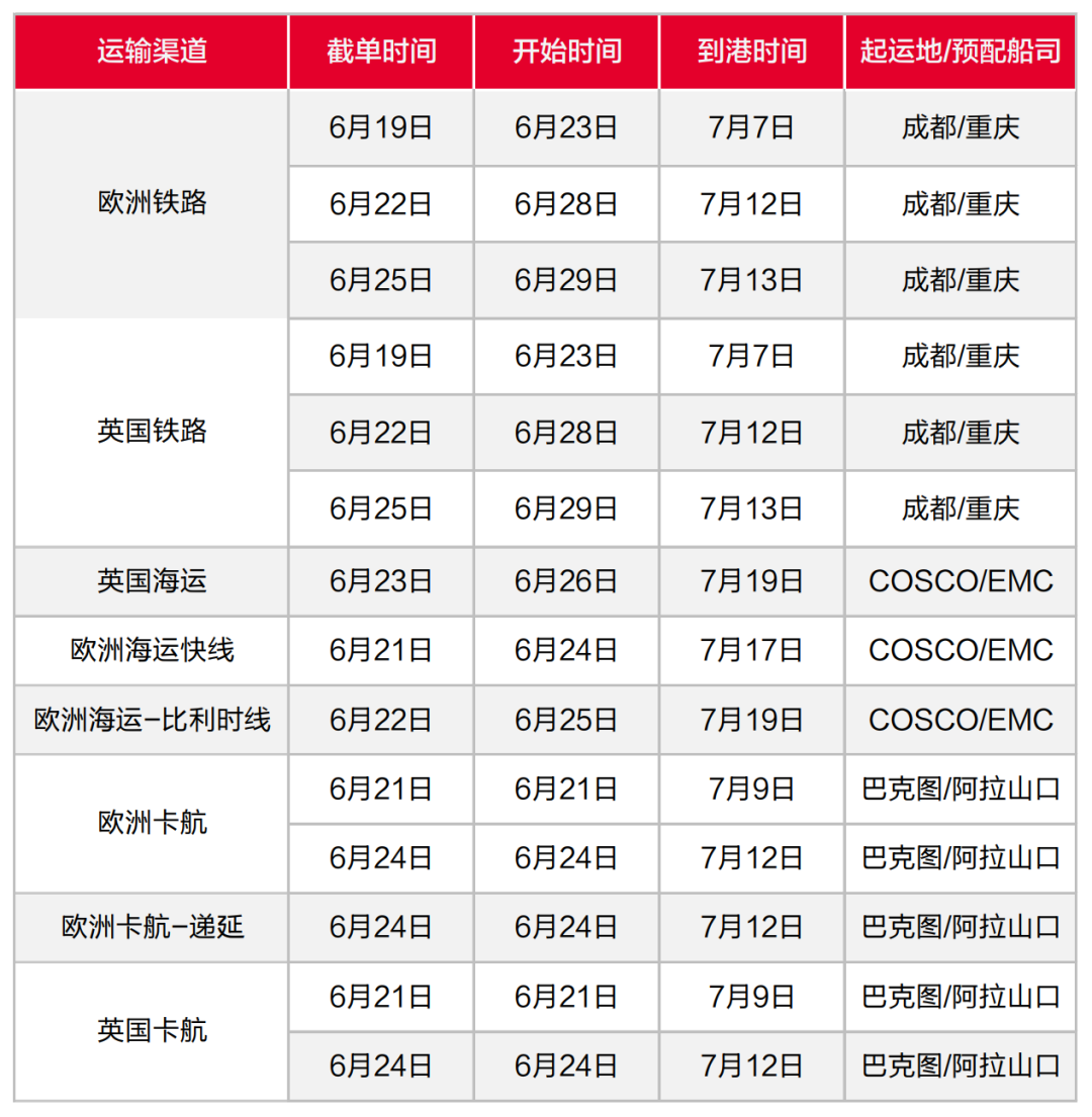 亞馬遜將辦兩場(chǎng)Prime Day？6月第4周物流怎么發(fā)？